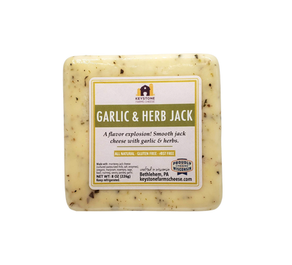Keystone Farms Cheese - Garlic & Herb Jack