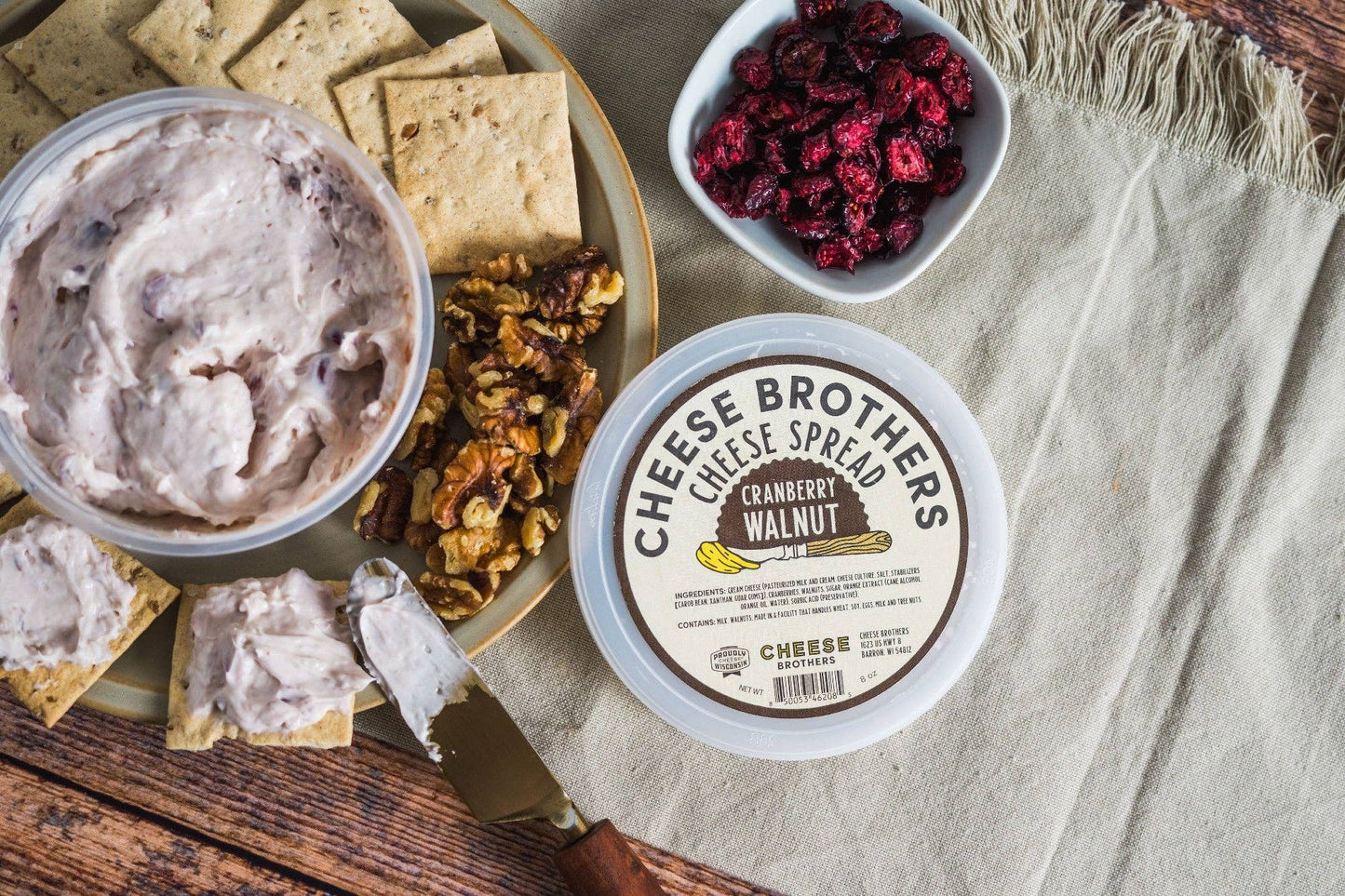 Cheese Brothers - Cranberry Walnut Cheese Spread