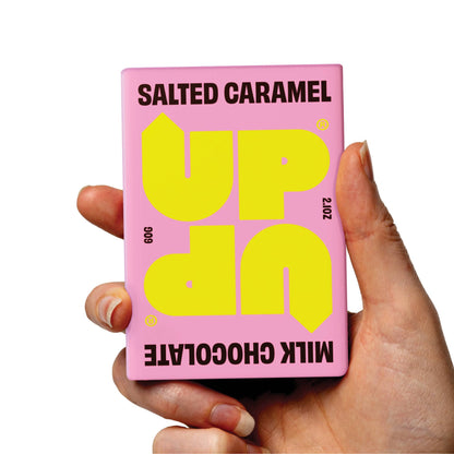 UP-UP Chocolate - UP-UP - Salted Caramel Milk Chocolate Bar - 60g