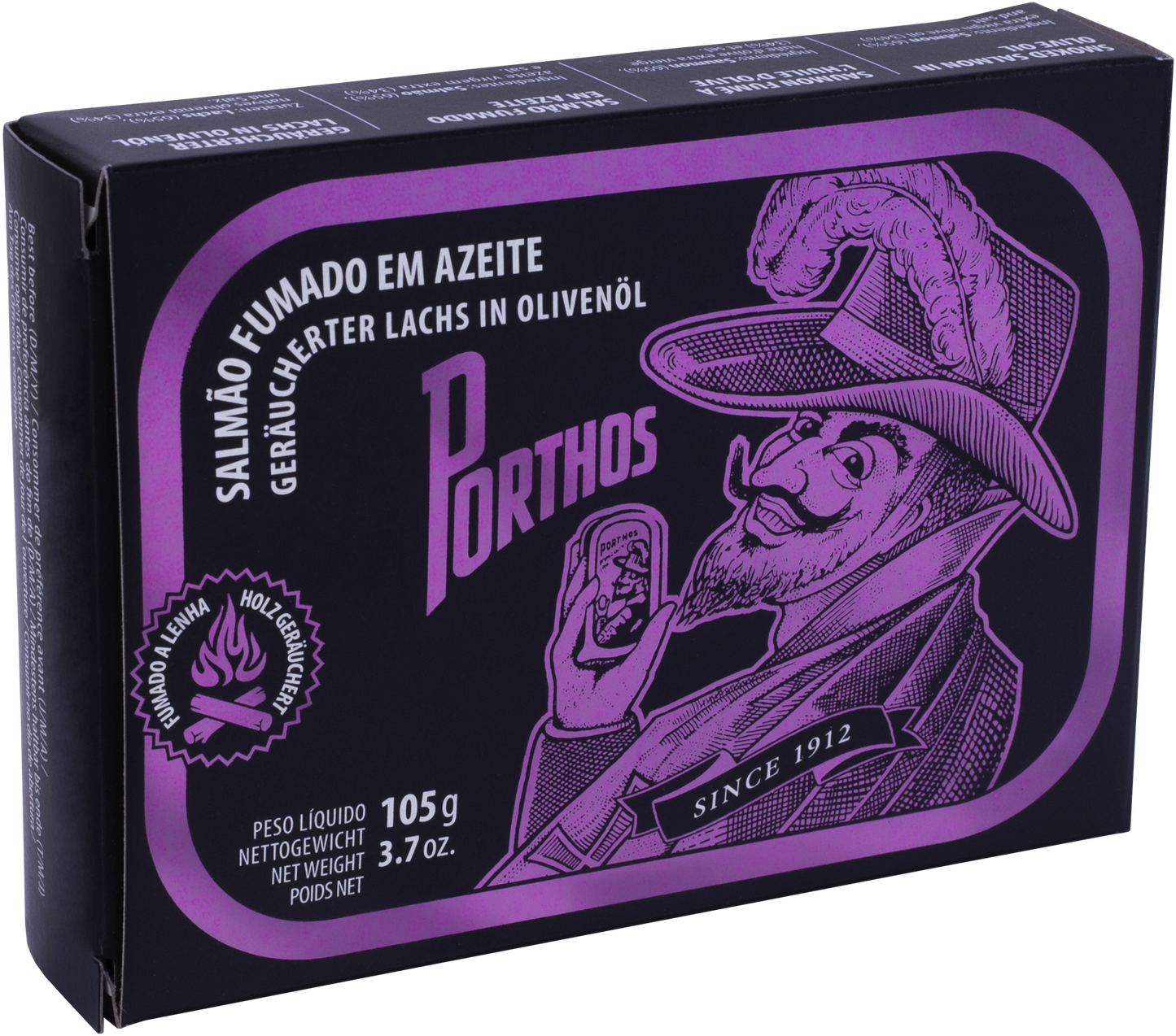 Portugalia Imports - Porthos Smoked Salmon in Olive Oil