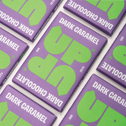 UP-UP Chocolate [No duties when shipping to US!] - Dark Caramel Chocolate 120G/4.2OZ