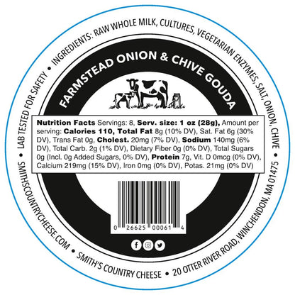Smith's Country Cheese - Onion & Chive Gouda
