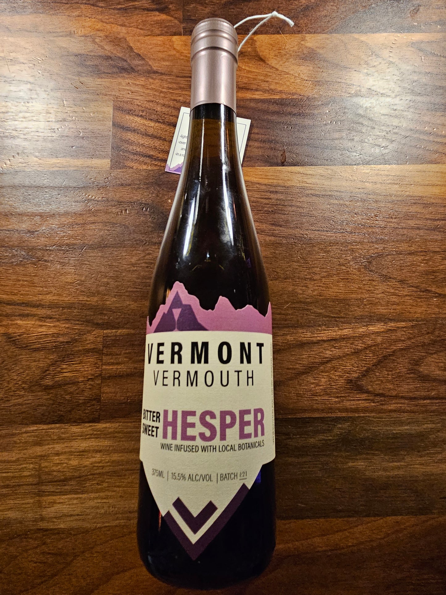 NV Vermont Vermouth Bittersweet Hesper 375ml