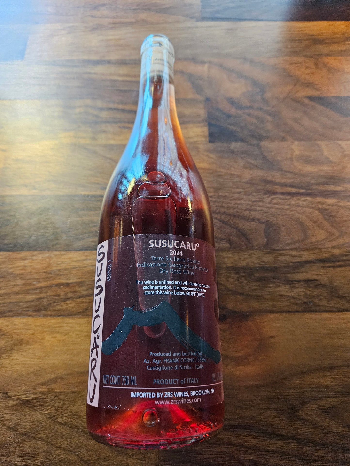 2024 Frank Cornelissen, 'Susucaru' Rosato Terre Siciliane IGT
